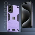 thumbnail image 3 of Allytech Hybrid Protective Case for Motorola Moto G Stylus 5G (2024), Camera Screen Protection, Soft TPU Bumper + Hard PC Back Panel Anti-Drop & Anti-Oil Case Cover, Purple, 3 of 7