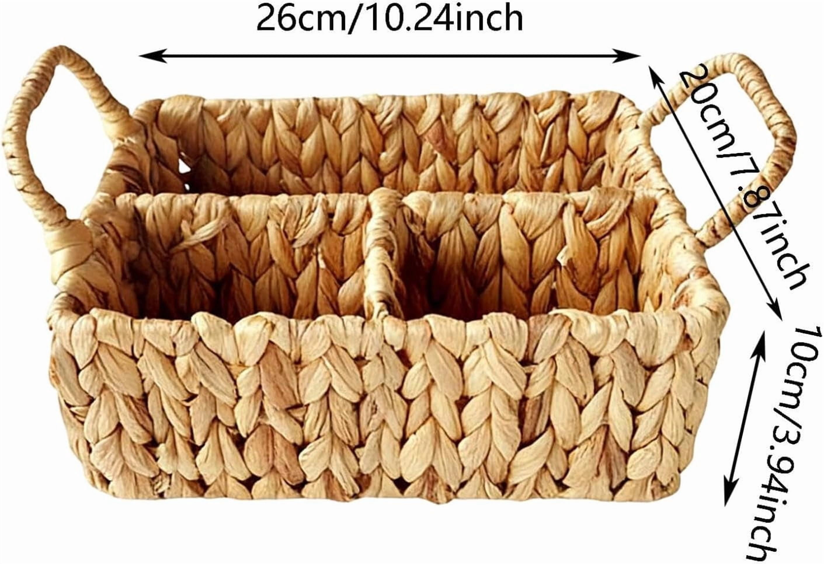 Diaper Caddy Organizer, Handwoven, Nursery Storage Bin