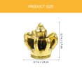 thumbnail image 4 of MasteelfCA 10pcs Mini Crown Charms DIY Mini Crown for DIY Crafts Jewelry Making Gift Decoration, 4 of 8