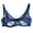 Navy, variant on XMMSWDLA Women's Sheer Mesh Balconette Bra Non Padded Lace Unlined Underwire Bralettes Underwire Bras for Women Bras for Women No Underwire
