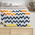 thumbnail image 1 of Mocassi Pattern Printed Pillowcases 2-Piece Set Egyptian Quality 1500 Thread Count Timeless Classic Designs Soft and Smooth Weave, Wrinkle Resistant, Chevron Queen Pilllowcase, Multicolor, 1 of 5