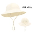thumbnail image 2 of Kids Sun Hat UPF 50+ Boys Girls Protection Hat Wide Brim Beach Hats with Mesh and Adjustable Chin Strap Kids Sun Hat Bucket Hat For Toddler Girls Boys Sun Toddler Summer Hats, 2 of 7