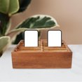 thumbnail image 4 of ETHZZLE Multi Compartment Wooden Phone Organizer Box for Desk Storage in Classroom, 4 of 7