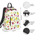 thumbnail image 3 of Naloa Strawberry and Lemon Print Lightweight DayBackpack Suitable for school, work, shopping, travel, etc., 3 of 5