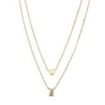 thumbnail image 2 of Neinkie Initiale Collier en Acier Inoxydable Lettre Script Nom Monogramme Pendentif pour les Femmes Cadeau (de l'Alphabet 26 A-Z), 2 of 7