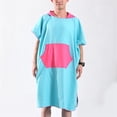 thumbnail image 2 of Poncho de baño de playa para surf, de cambio de traje de neopreno con capucha, bolsillo, bolsa de almacenamiento de malla Zulema Bata cambiadora de surf, 2 of 8