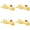 Yellow 4PCS, variant on Dog Toys Latex Toys Small And Large Pet Vocal Toys Miserable Chicken Spoof Toys Pet Vocal Chew Toys