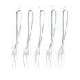 thumbnail image 3 of TAILTOSS 5 Pcs Silver Stainless Steel Forks Eating Snacks Kids Parties, 3 of 8