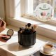 thumbnail image 4 of Rotating Makeup Brush Organizer Cosmetic Storage Box Vanity Organizer For Desk Lipstick Eyeshadow Pencil Holders Makeup Display Stand, 4 of 6