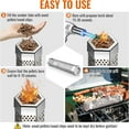 thumbnail image 3 of SouMaox Stainless Steel Smoker Tube Wood Pellet Barbecue Smoke Flavor Infuser for Outdoor Grills, 3 of 9