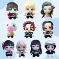thumbnail image 4 of Muñeco de peluche Tanjiro de Demon Slayer Kawaii Anime de 15 cm, juguete de dibujos animados suave para niños, gran idea de regalo, 4 of 5