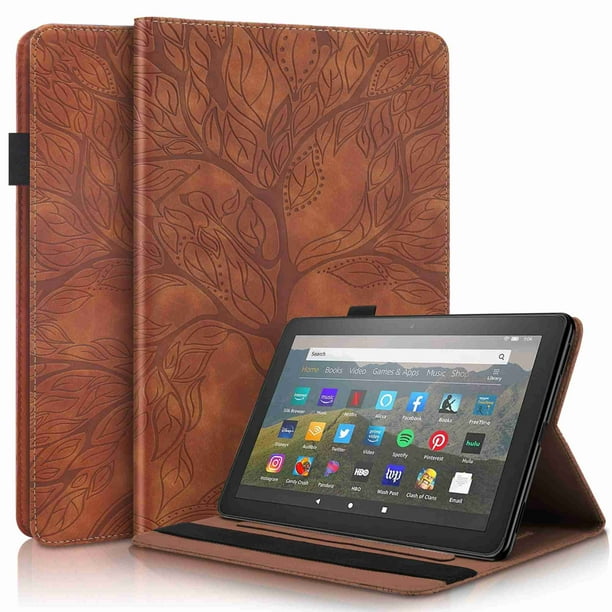 Dteck Embossed Tree Case for Fire HD 10 Plus Tablet Case 11th Gen ...