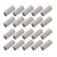 thumbnail image 2 of Coupling Nut Set, Female Thread M5 Coupling Nut Silver 20Pcs  For Studs, 2 of 8