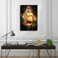 thumbnail image 2 of Hulk Hogan Signed Canvas Poster Bedroom Decor Landscape Office Room Decor Gift, 2 of 6