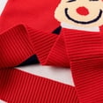 thumbnail image 4 of Tisuna Christmas Crewneck Tops For Girls Toddler Cartoon Bear Print Long Sleeve Pullover Sweater Leisure Comfortable Autumn Winter Kids Daily Wear Red Size 4-5 Years, 4 of 5