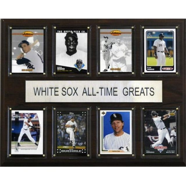 C & I Collectables MLB Chicago White Sox Plaque des Grands de Tous les Temps