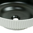 thumbnail image 4 of Fine Fixtures Dumbo 18" Modern Bathroom Vanity - Black Rack with 16" Round Vessel Sink, 4 of 8
