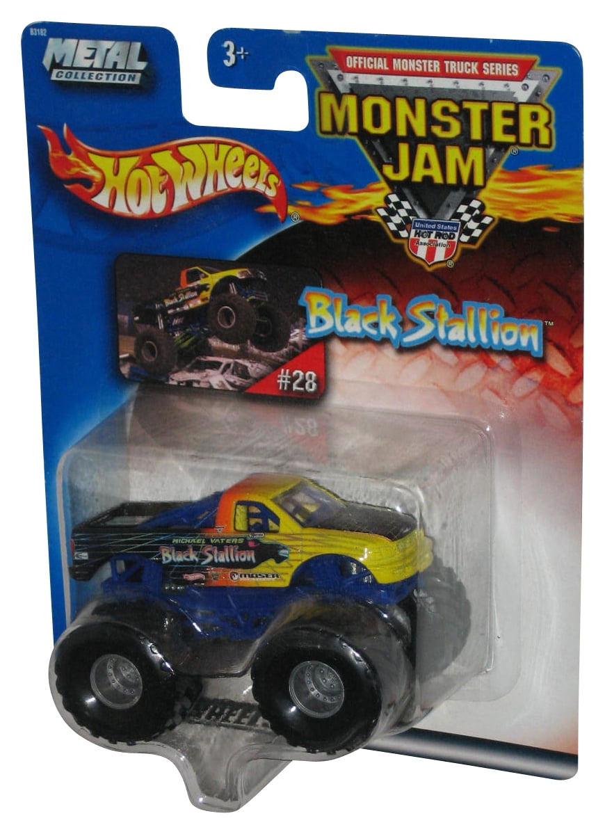 Hot Wheels Monster Jam (2002) Black Stallion Toy Truck #28