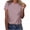 Pink, variant on Navy S WIZUTIZ Womens Blouse Holiday Saving Cotton Soft Casual Fashion Tee Short Sleeve Flowy Crew Neck T-shirt Plus Size Solid Shirts Comfy Cotton Blend Blouse Tshirt Linen Elegant Ladies Tops Tshir