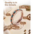 thumbnail image 3 of Pulsera magnética Feraco Pure Copper con imanes de 3800 Gauss, 3 of 8