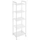 thumbnail image 1 of Storage Rack SONGMICS Estante de baño extensible de 5 niveles, blanco, 1 of 8