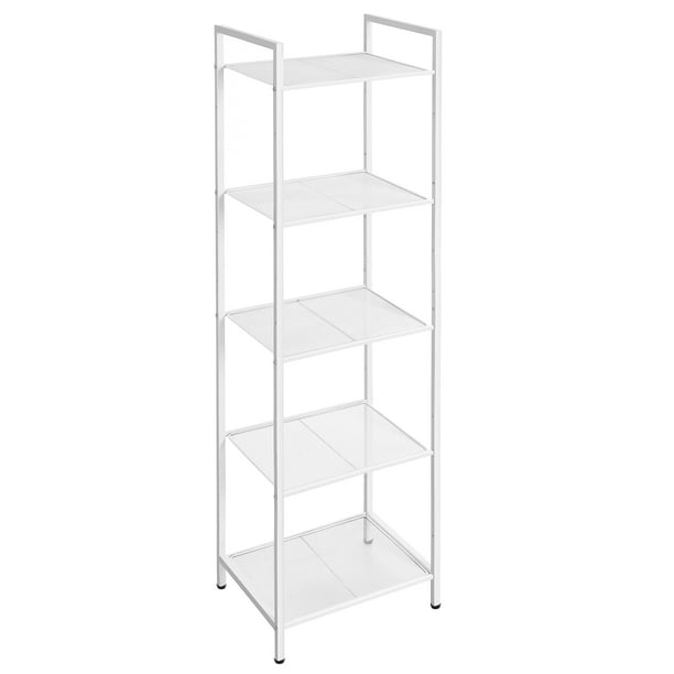 Storage Rack SONGMICS Estante de baño extensible de 5 niveles, blanco