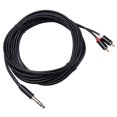 thumbnail image 1 of PENGXIANG Audio Cable Dual Rca Swivel Double Gold-Plated Plug Ofc Oxygen Free Copper Conductor Adapter Pvc Wire Y-Shaped Bifurcation Point 5M, 1 of 8