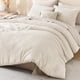 thumbnail image 3 of Juego de edredón Litanika Queen Beige de 3 piezas con fundas de almohada, 3 of 8