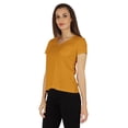 thumbnail image 3 of Inkmeso Short Sleeve Solid Basic T-Shirt For Womens V-Neck Casual Tee T-Shirts With Patch Pocket, 3 of 7
