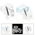 thumbnail image 3 of 2 Pcs Outils de Transfert d'Art d'Ongles en Plastique pour Manucure Carrée, 3 of 6
