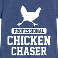 thumbnail image 3 of Instant Message - Professional Chicken Chaser - Toddler & Youth Girls Short Sleeve Graphic T-Shirt, 3 of 6