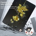 thumbnail image 6 of TECH CIRCLE Case for iPad 9th/ 8th/ 7th Generation 10.2 inch,Ultra Slim Thin Lightweight Elegant Pattern Soft TPU Anti-Scratch Protective Back Cover Case for iPad 10.2 inch 2021/2020/2019,Gold Rose, 6 of 6
