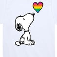 thumbnail image 3 of Peanuts - Snoopy Rainbow Heart - Toddler & Youth Short Sleeve Graphic T-Shirt, 3 of 6