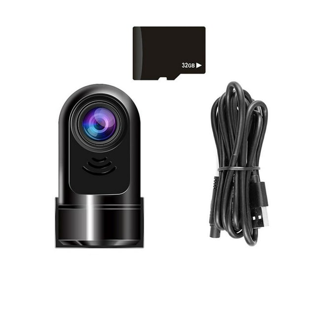 Caméra de Tableau de Bord Ada Mini 1080P HD Rotative à 360°, Nouvelle Mini Caméra - pour Tableau de Bord avant I8Q6