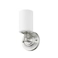 thumbnail image 3 of Z-Lite 2102-1S Cannondale 1 Light Wall Sconce - Nickel, 3 of 7