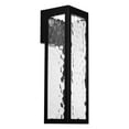 thumbnail image 3 of WAC Lighting Hawthorne 18" 1-Light Aluminum Indoor & Outdoor Wall Light in Black, 3 of 5