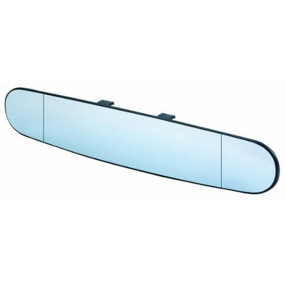 RM1300 - Fit System 13" Aspheric Extra Wide Angle Mirror, Optical Blue Lens, Clip-on Rear View Mirror Extension