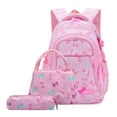 thumbnail image 1 of PENGXAING 3Pcs Primary School Bookbag Girls Bookbag  Kids School Backpack Sets  Light Blue, 1 of 4