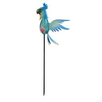 Moonrays 96332 Blue Solar Led Paradise Parrot Stake Light