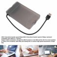 thumbnail image 4 of Hard USB3.0 2.5 Inch  Hard Drive Enclosure 5Gbps Clear External Hard Drive Case For 7-9.5mm 2.5 Inch  SSD HDD, 4 of 8