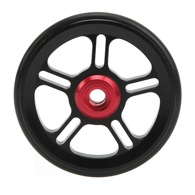 Folding Bicycle Easywheel Aluminium Alloy Auxiliary Wheel CNC Cutting for Brompton 6cm