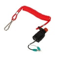 thumbnail image 1 of 8.5cm Boat Outboard Lanyard Engine Motor Kill Switch Replacement 688 82575 01 Marine Boat Kill Switch Keys, 1 of 14