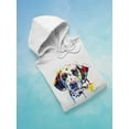 thumbnail image 3 of Pastell Colorful Dalmatian Hoodie Women -Weekday Best Designs, Female XX-Large, 3 of 4