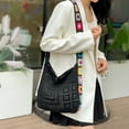thumbnail image 3 of lanema Women Fashion Crossbody Bag Knitted Shoulder Bag Crochet Beach Bag Messenger Bag, 3 of 12