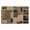 Splicing Pattern (22), variant on Luxury 20x32 inch Bathroom Mat: Versatile Machine Washable Mat, Reversible and Perfect for Entryway, Kitchen, Bedroom - Indoor and Outdoor Welcome Rug with Stunning Layered Floor Design