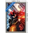 thumbnail image 3 of Sonic The Hedgehog 3 - Shadow Motorcycle One Sheet Wall Poster, 14.725" x 22.375" Framed, 3 of 5