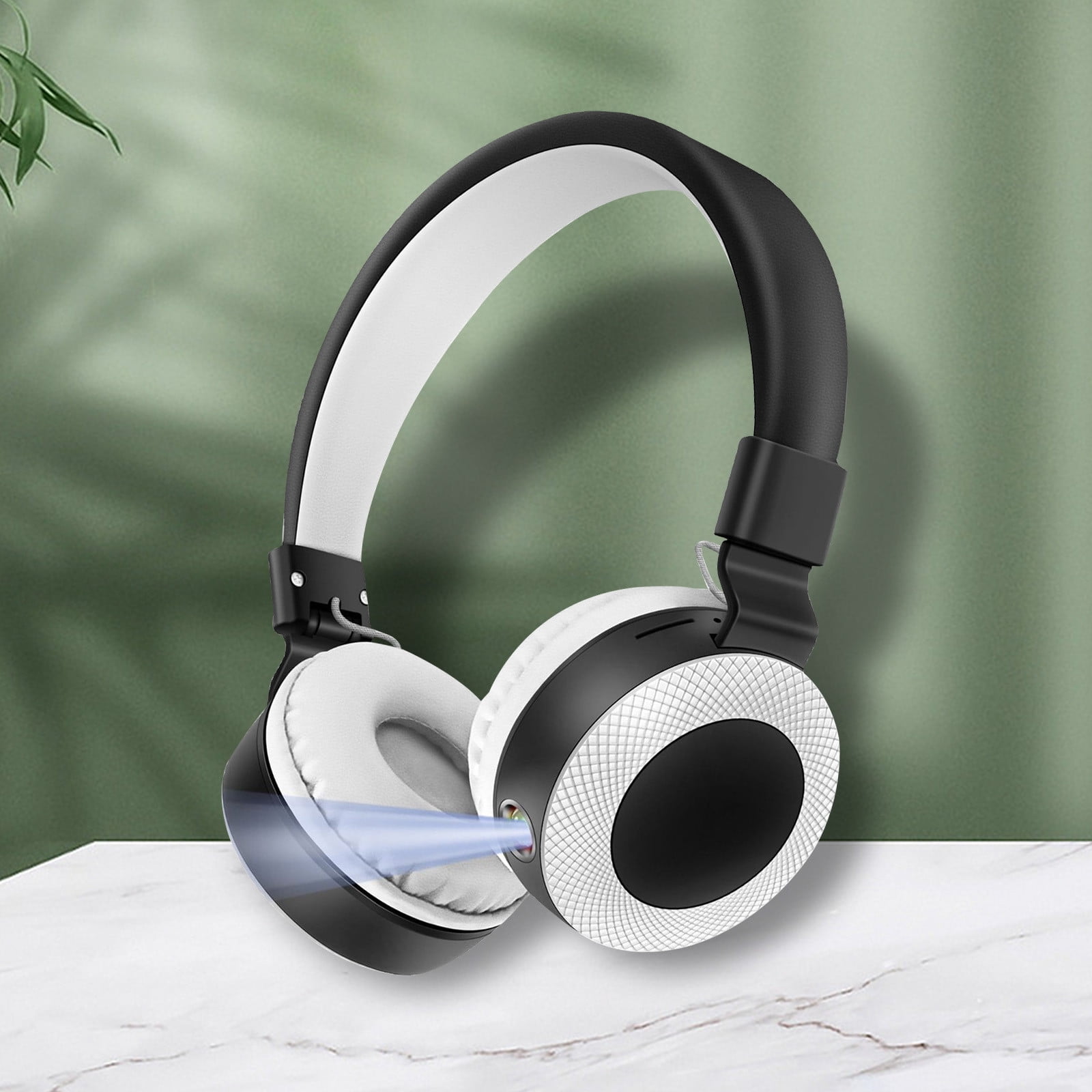 Wireless Headset, Wireless Headphones with Mic(AI Noise Cancelling), 65 Hrs Working Time with USB Dongle, Wireless Headset with Mic for Work from Home/Computer/Laptop/PC/iPhone/Android,White