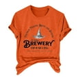 thumbnail image 4 of T-Shirt à Manches Courtes pour Femmes Liquidation T-Shirt Mélangé pour Femmes T-Shirt à Col Rond pour Femmes the Wilches Brewery Stop in for A Spell Imprimé Massachusetts, 4 of 4