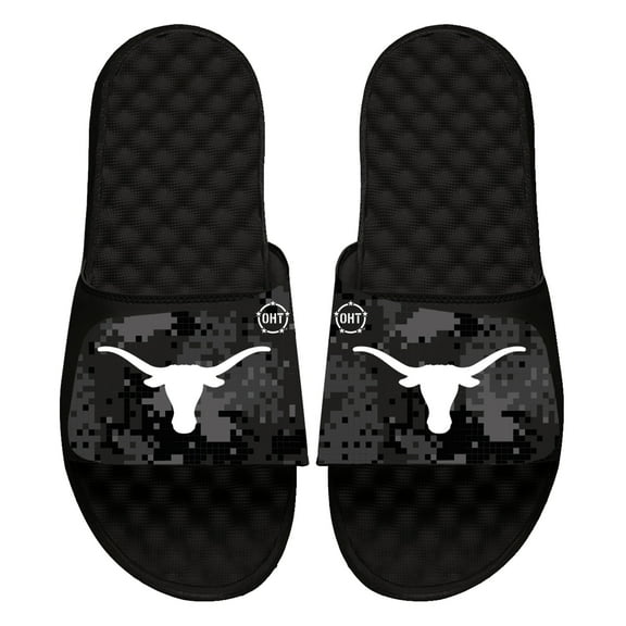 Unisex ISlide  Black Texas Longhorns Digi Camo Slide Sandals