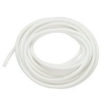 Uxcell Silicone Foam Seal Strip, 19.7FT 0.12"Dia Round High Density Solid Sponge Rubber Weather Stripping Cord, White